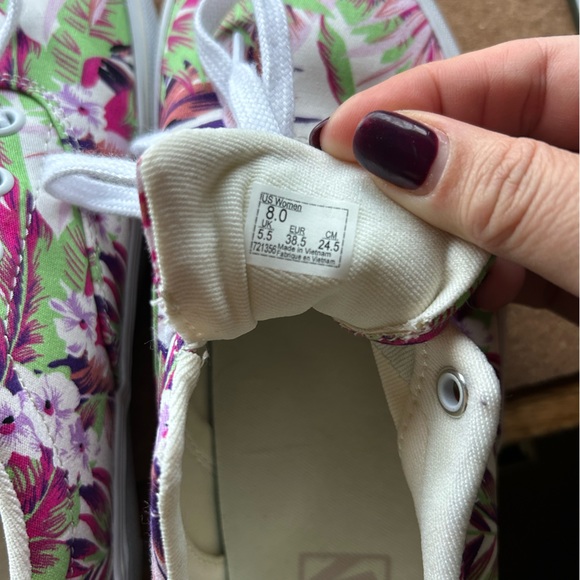 Lace up platform palm leaf vans - Picture 5 of 8